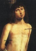 Saint Sebastian, Lorenzo  Costa